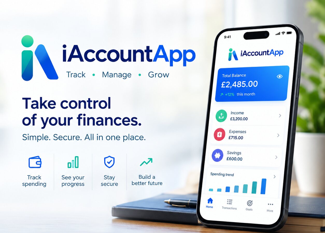 iAccountApp: Track, Manage, Grow. Take control of your finances. Simple. Secure. All in one place.